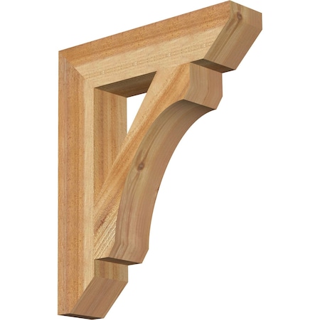 Legacy Slat Rough Sawn Bracket, Western Red Cedar, 4"W x 18"D x 22"H